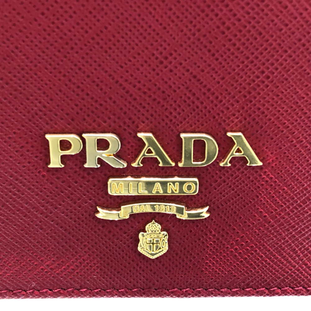 Prada Sapphire Wallet Red Shoulder Bag - Picture 10 of 10